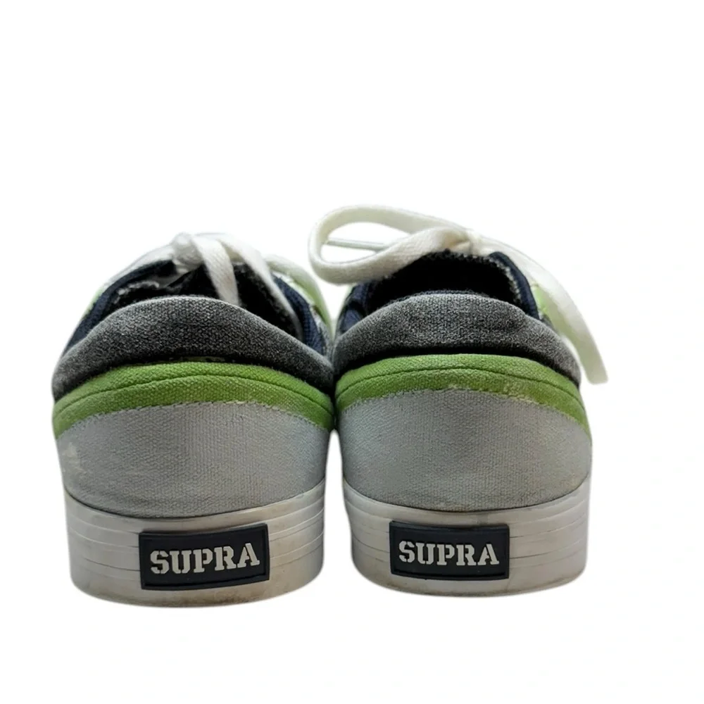 Supra Mens Upscaled Painted Sneakers Size 10.5  Blue Preppy‎
